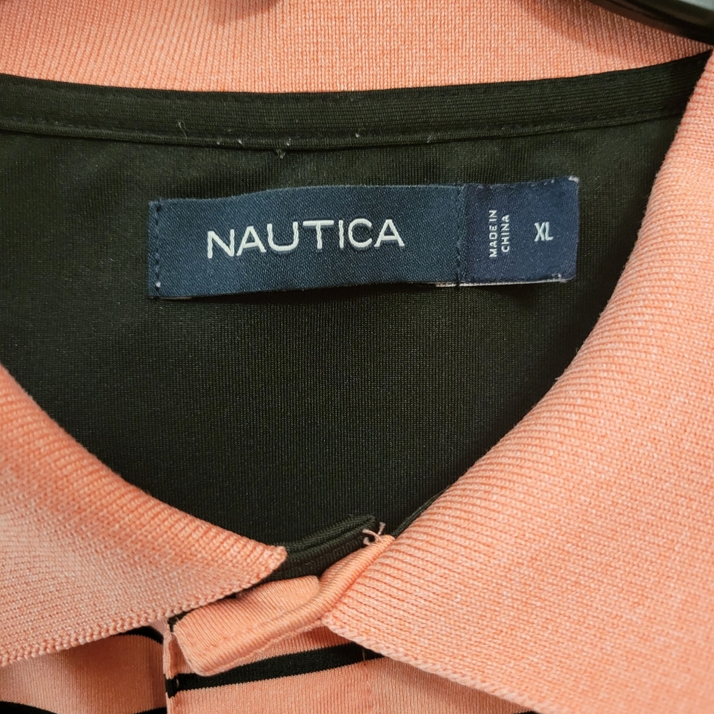 Nautica Men's Striped Short Sleeve Polo Shirt - Picture 3 of 5